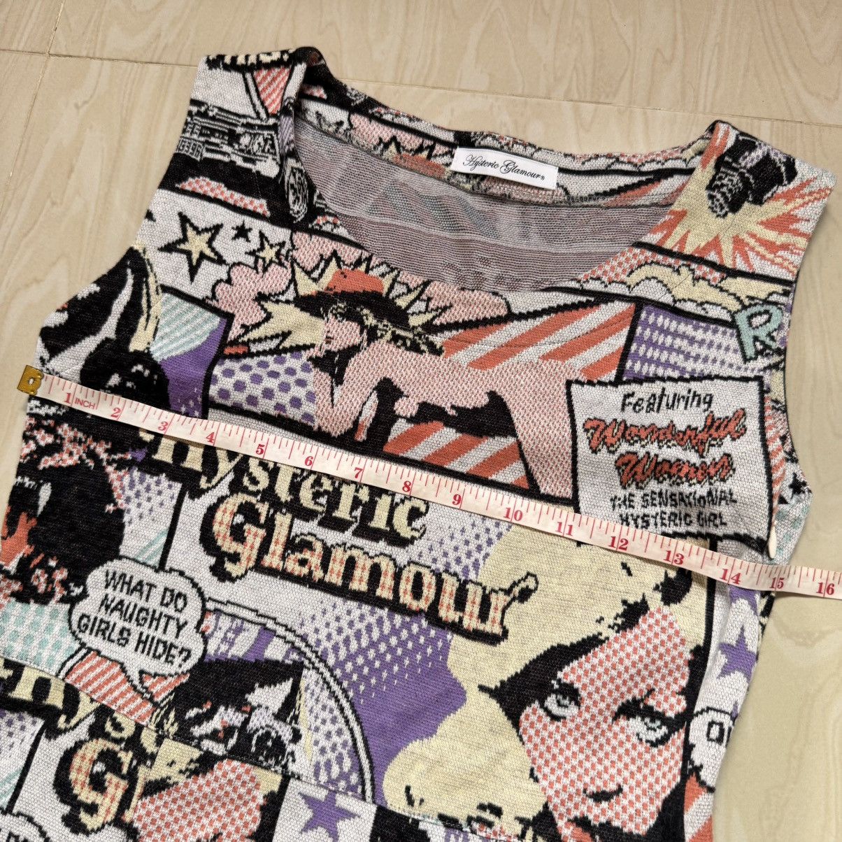 Hysteric Glamour × Japanese Brand × Vintage HYSTERIC GLAMOUR POPART MINI DRESS Size ONE SIZE - 6 Thumbnail