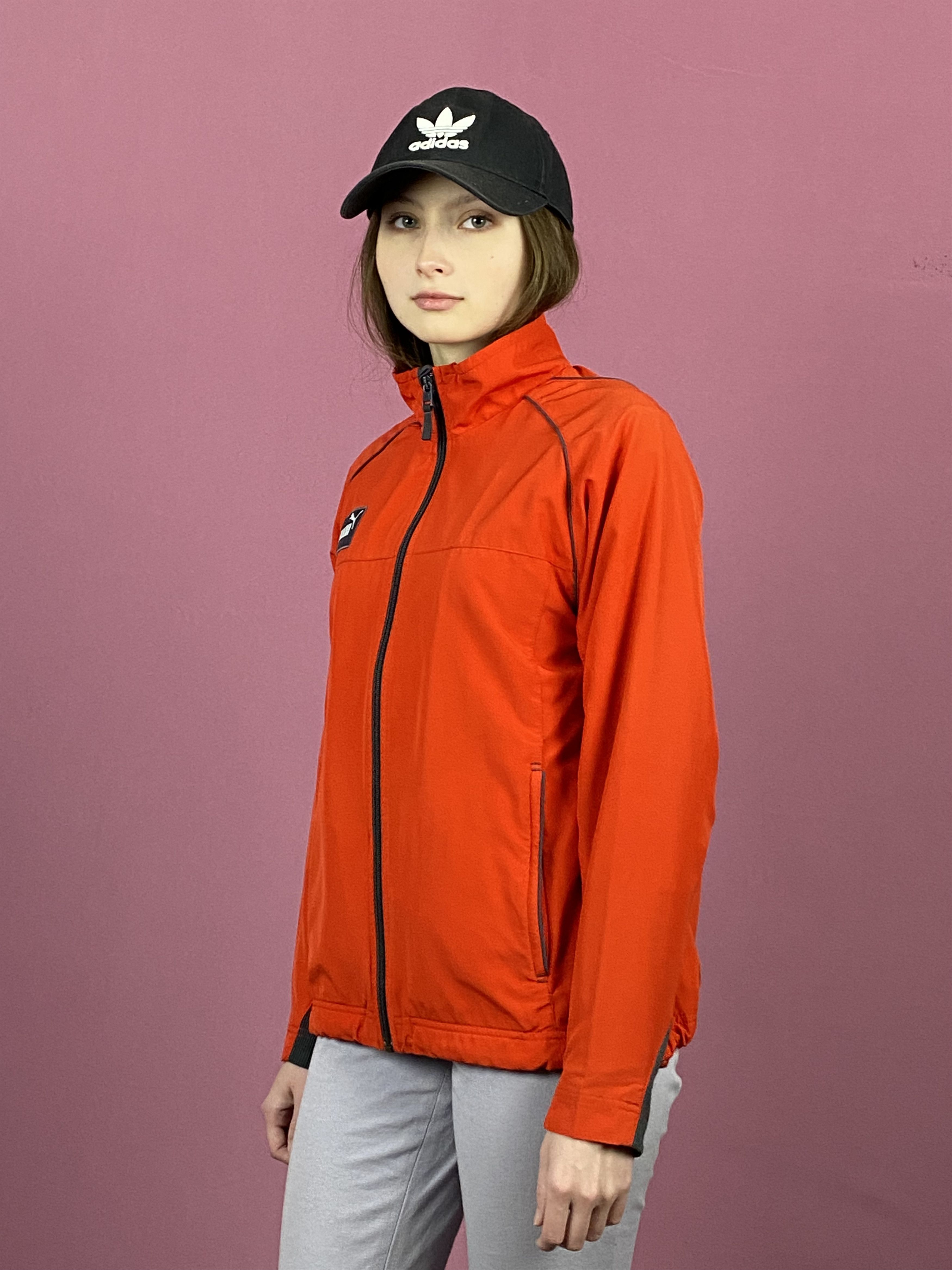 Puma × Vintage 90s Puma Vintage Women's Windbreaker Jacket - Size M Size M / US 6-8 / IT 42-44 - 2 Thumbnail