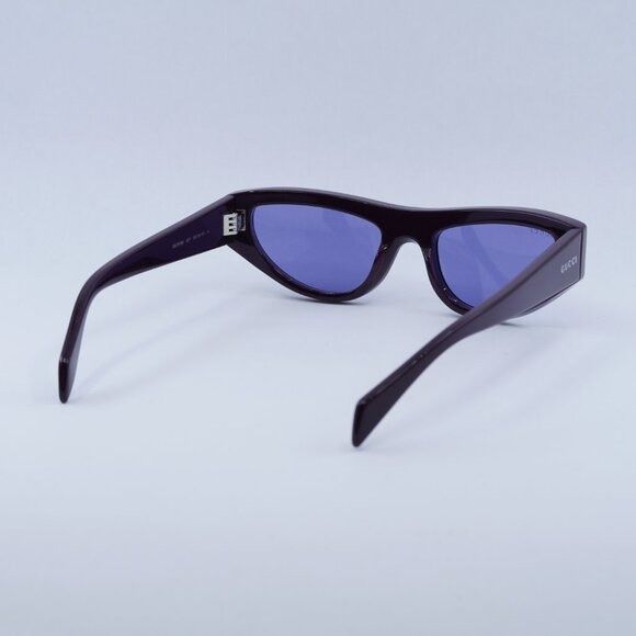 Gucci 🕶️ New Gucci GG1919S 007 Plum/Violet Sunglasses Size ONE SIZE - 10 Thumbnail