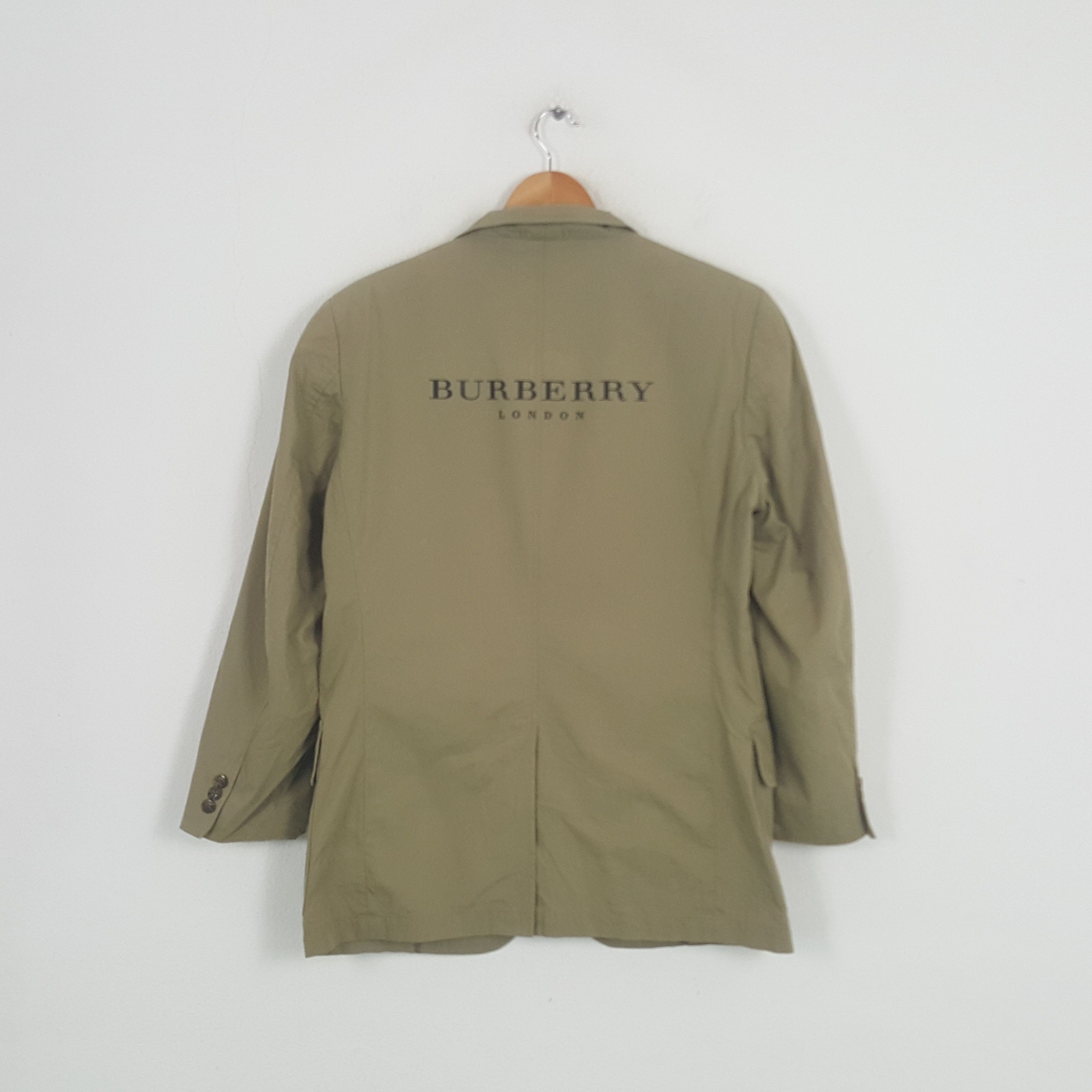 Burberry × Vintage Vintage Burberry London Designer Brand Blazer Jacket Size 38S - 1 Thumbnail