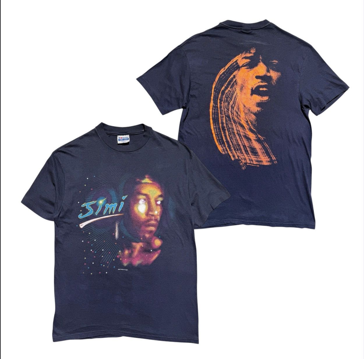 Vintage Jimi hendrix 1987 space tee Size US L / EU 52-54 / 3 - 1 Thumbnail
