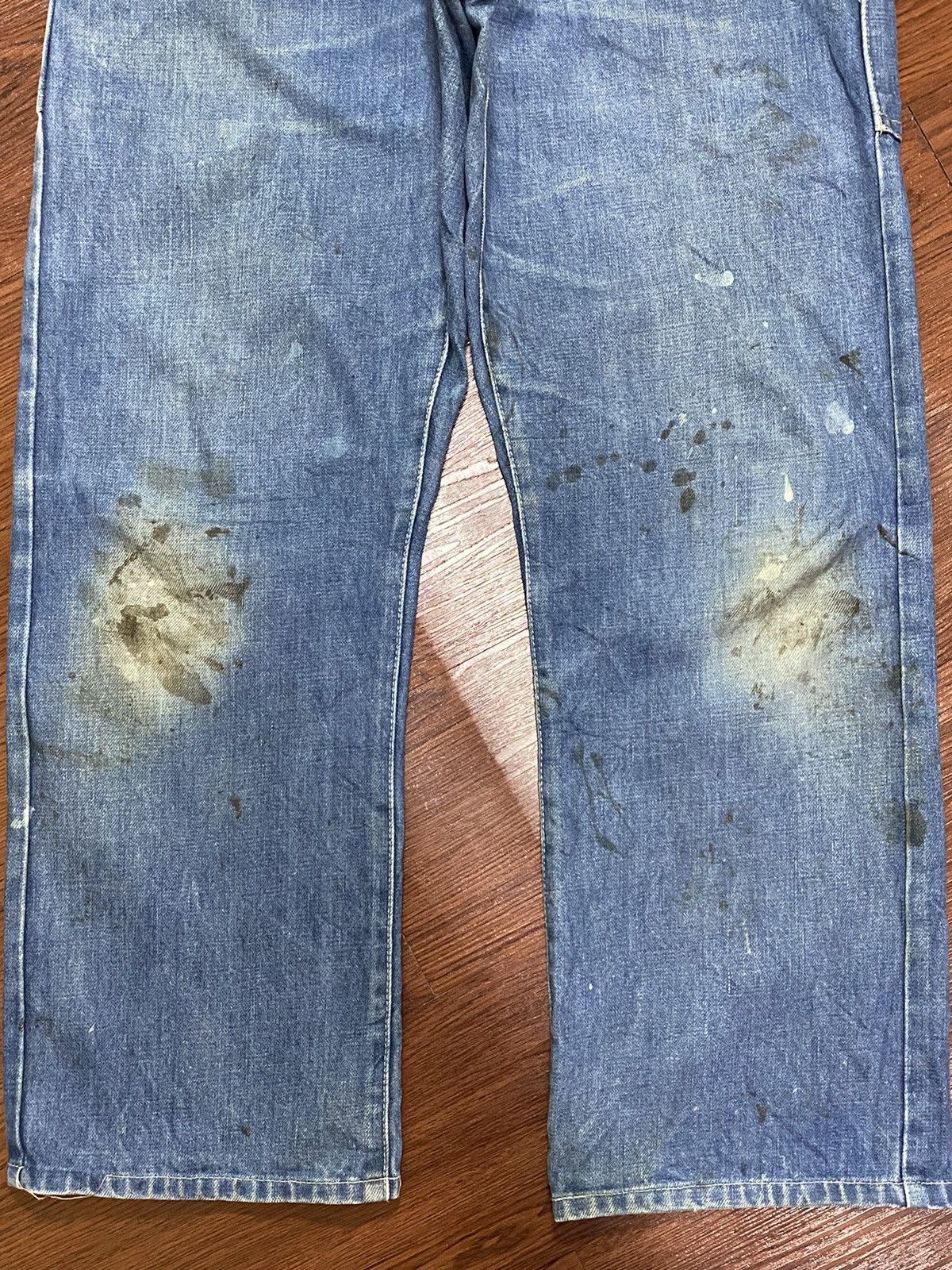 Japanese Brand Vintage Japanese Brands Checker Pocket Loose Jeans Size US 32 / EU 48 - 5 Thumbnail