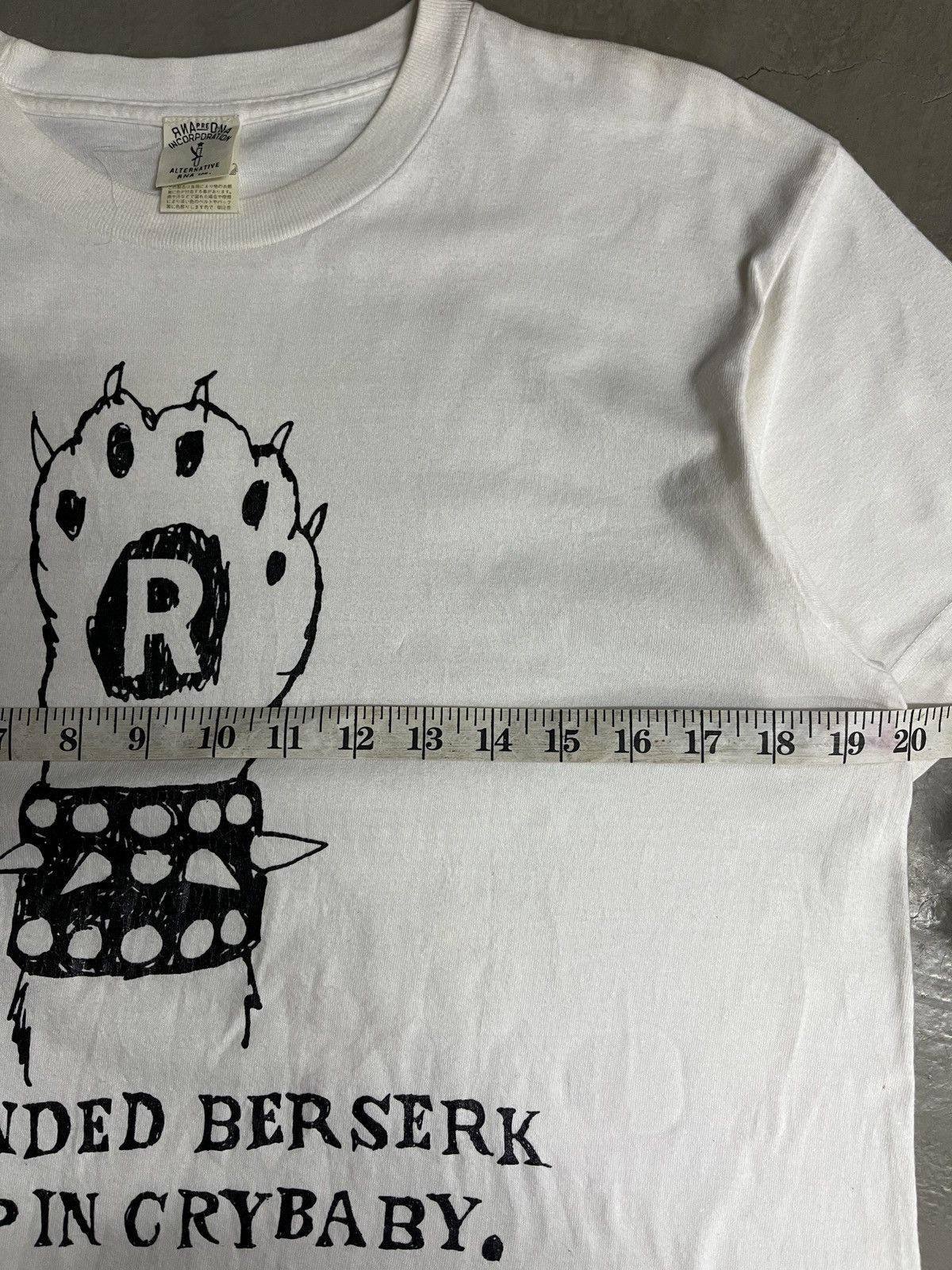 Hysteric Glamour JAPANESE BRAND RNA SLANG SKULL PUNK TSHIRT Size US M / EU 48-50 / 2 - 7 Thumbnail