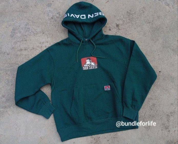 Ben Davis Ben Davis 🦍 Embroidered Hoodie streetwear 🛹 Size US M / EU 48-50 / 2 - 2 Thumbnail