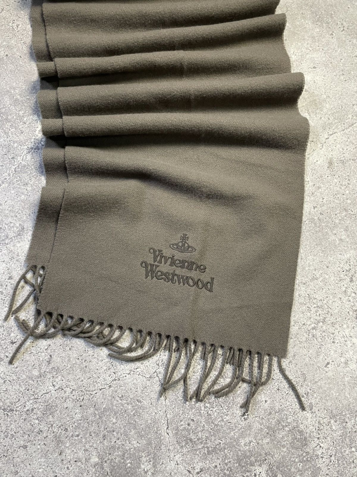 Vivienne Westwood Vintage Vivienne Westwood Scarf Muffler Orbs Wool Scarves Size ONE SIZE - 2 Thumbnail