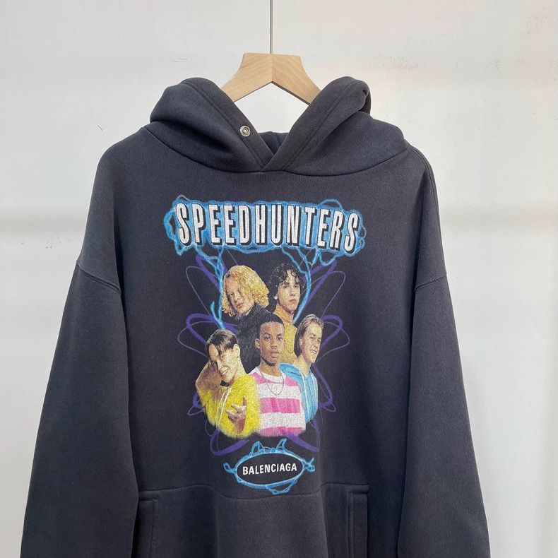 Balenciaga Balenciaga Band hoodie speed huters black Size US XS / EU 42 / 0 - 3 Thumbnail