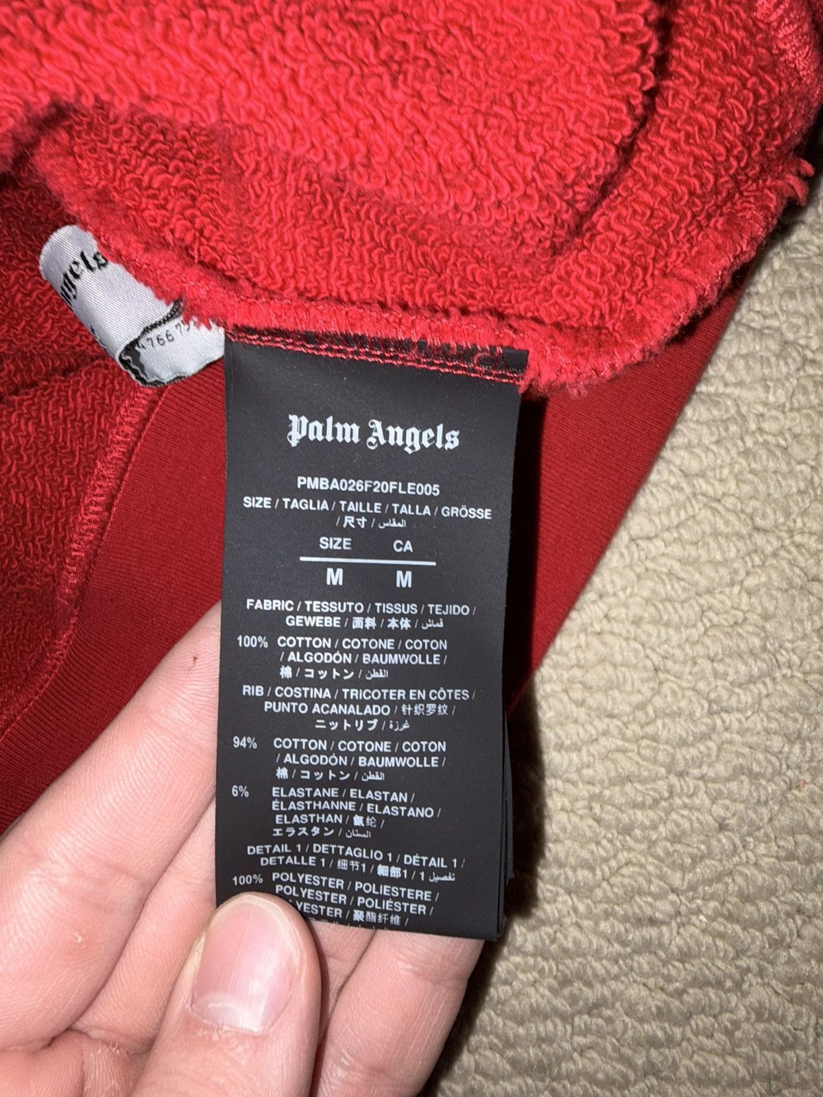 Palm Angels Palm Angles Red Desert Logo Sweatshirt Size US M / EU 48-50 / 2 - 6 Thumbnail