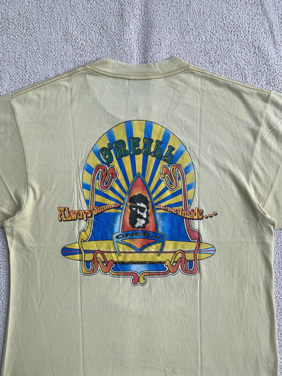 O'Neill × Oakley × Santa Cruz Skateboards VINTAGE Y2K O'NEILL T-SHIRT Size US M / EU 48-50 / 2 - 3 Thumbnail