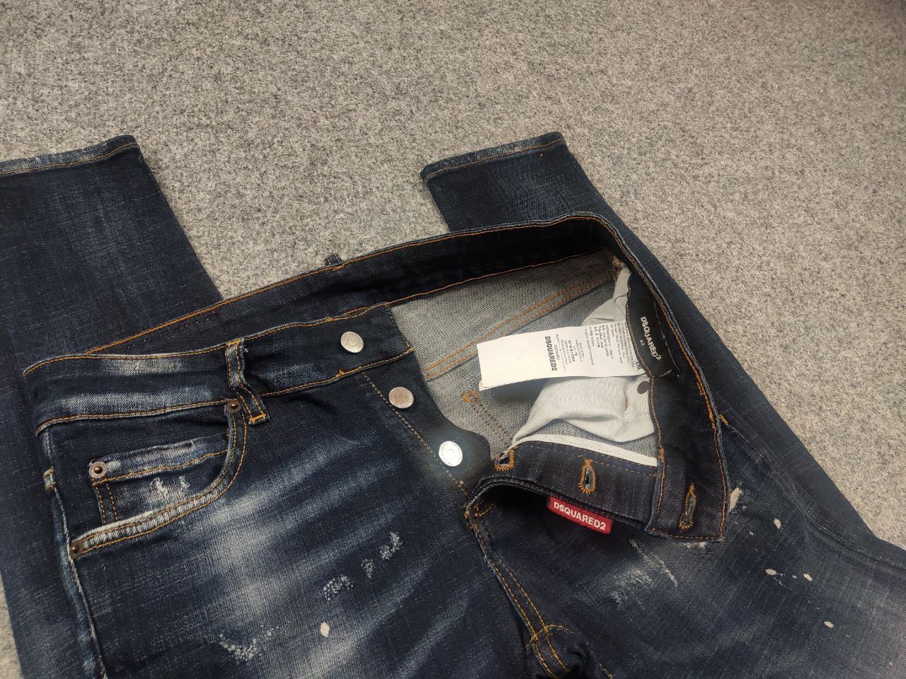 Dsquared2 Dsquared2 tidy biker Wash Distressed Denim Jeans Vintage Size US 30 / EU 46 - 11 Thumbnail