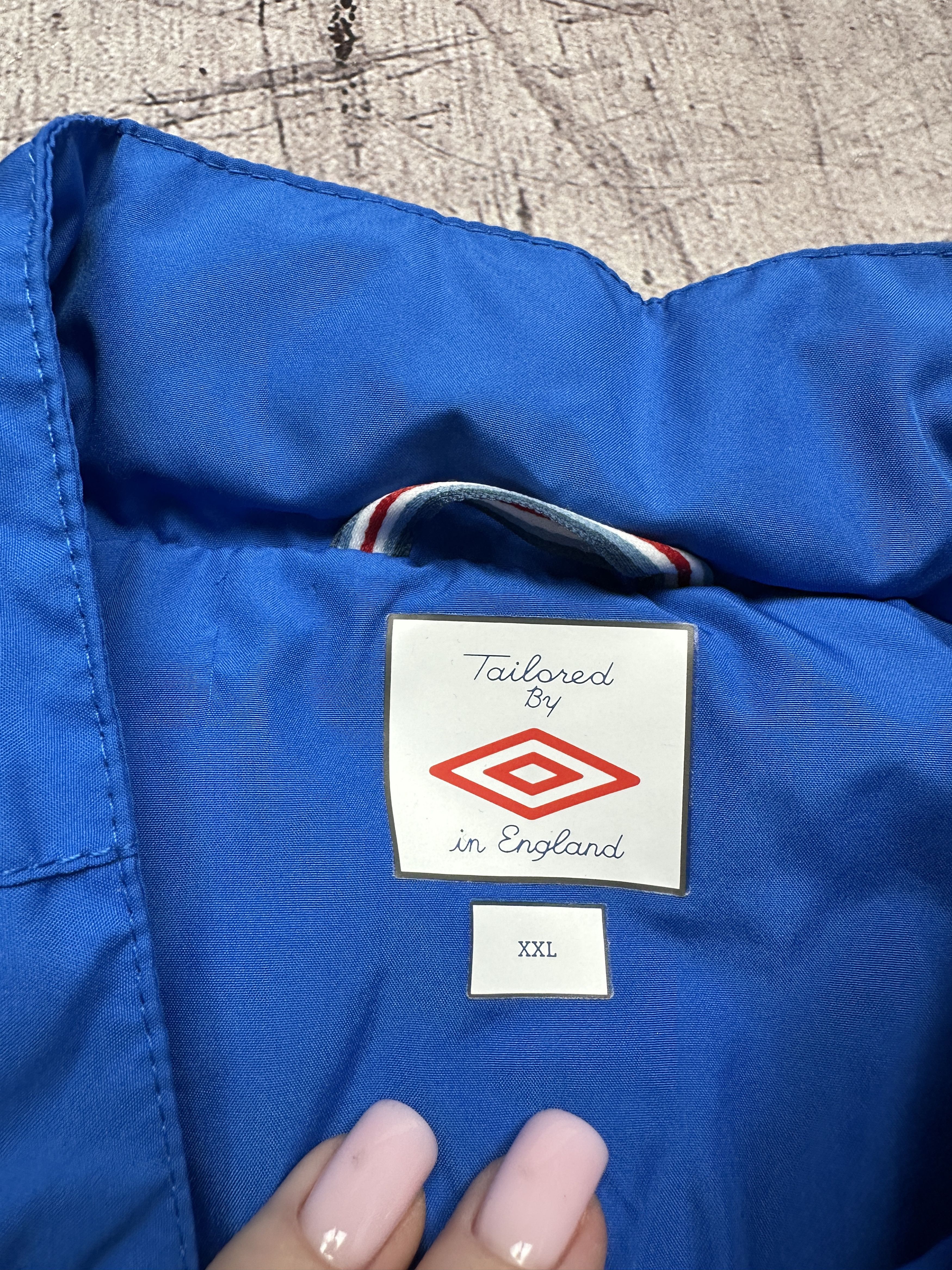 Umbro Umbro England Mens Windbreaker Jacket Size US XXL / EU 58 / 5 - 9 Thumbnail