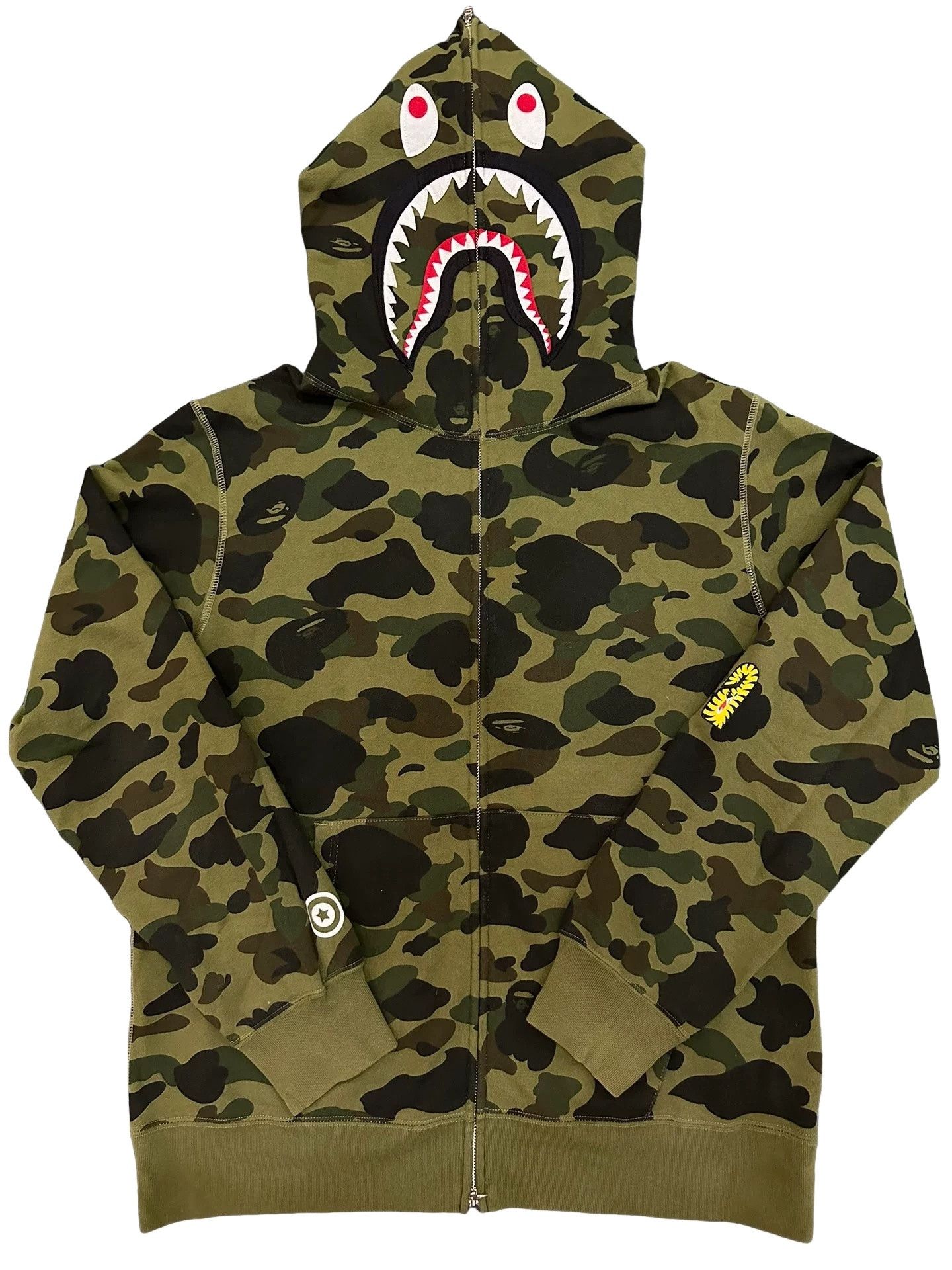 Bape A Bathing Ape Camo Shark Hoodie Size XXL Size US XXL / EU 58 / 5 - 1 Thumbnail
