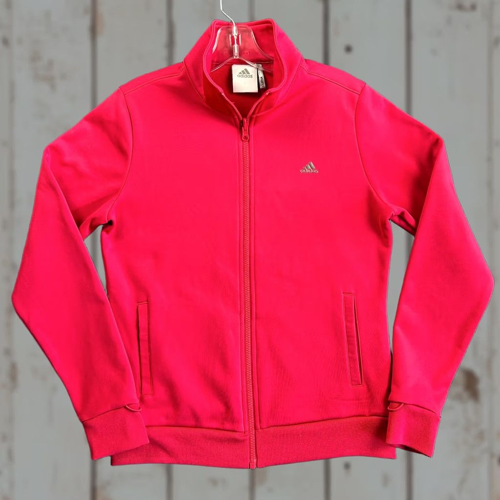 Adidas Adidas Climawarm Sweater Jacket Womens Pink Full Zip L Outdoor Activewear Sports Running & Jogging Size L / US 10 / IT 46 - 1 Thumbnail