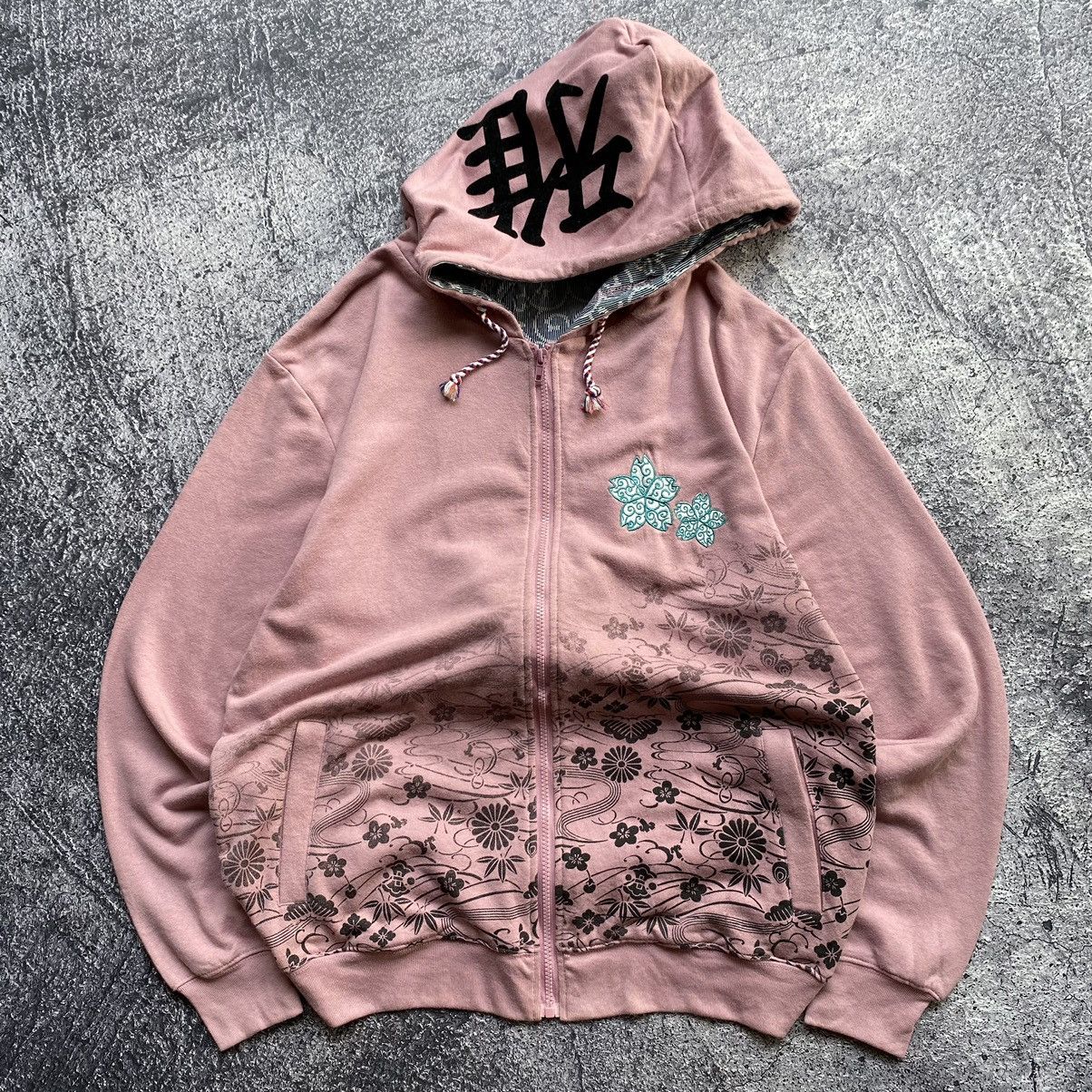 Designer × Japanese Brand Japanese Oriental Cherry Blossoms Zip Hoodies Size US XL / EU 56 / 4 - 2 Thumbnail
