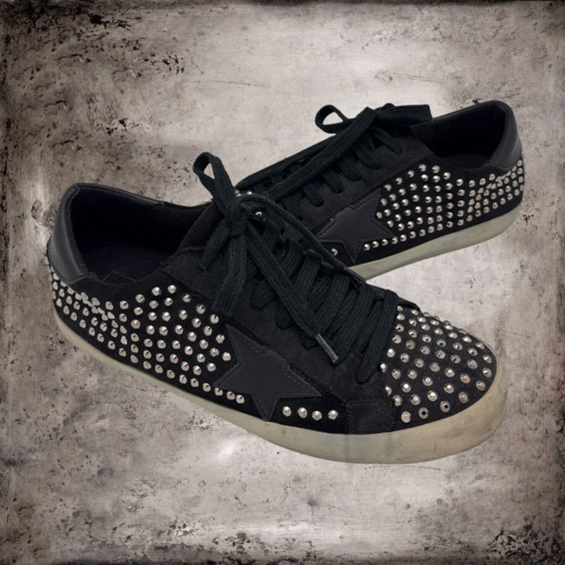 Other SHU SHOP Rockstar Black Sneakers Allover Rhinestones 8.5 Size US 8.5 / IT 38.5 - 1 Thumbnail