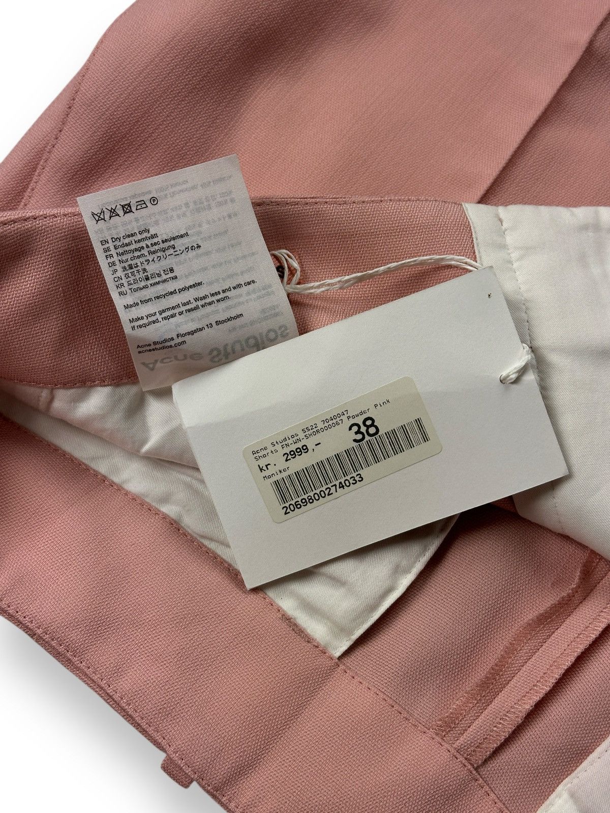 Acne Studios NWT🏷️ Acne Studios SS22 Powder Pink Shorts Women’s Size 38 Size 26" / US 2 / IT 38 - 7 Thumbnail