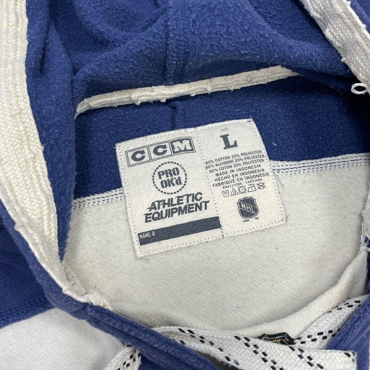 NHL × Reebok × Vintage Vintage Reebok CCM NHL Hockey Hoodie Size L Size US L / EU 52-54 / 3 - 17 Thumbnail