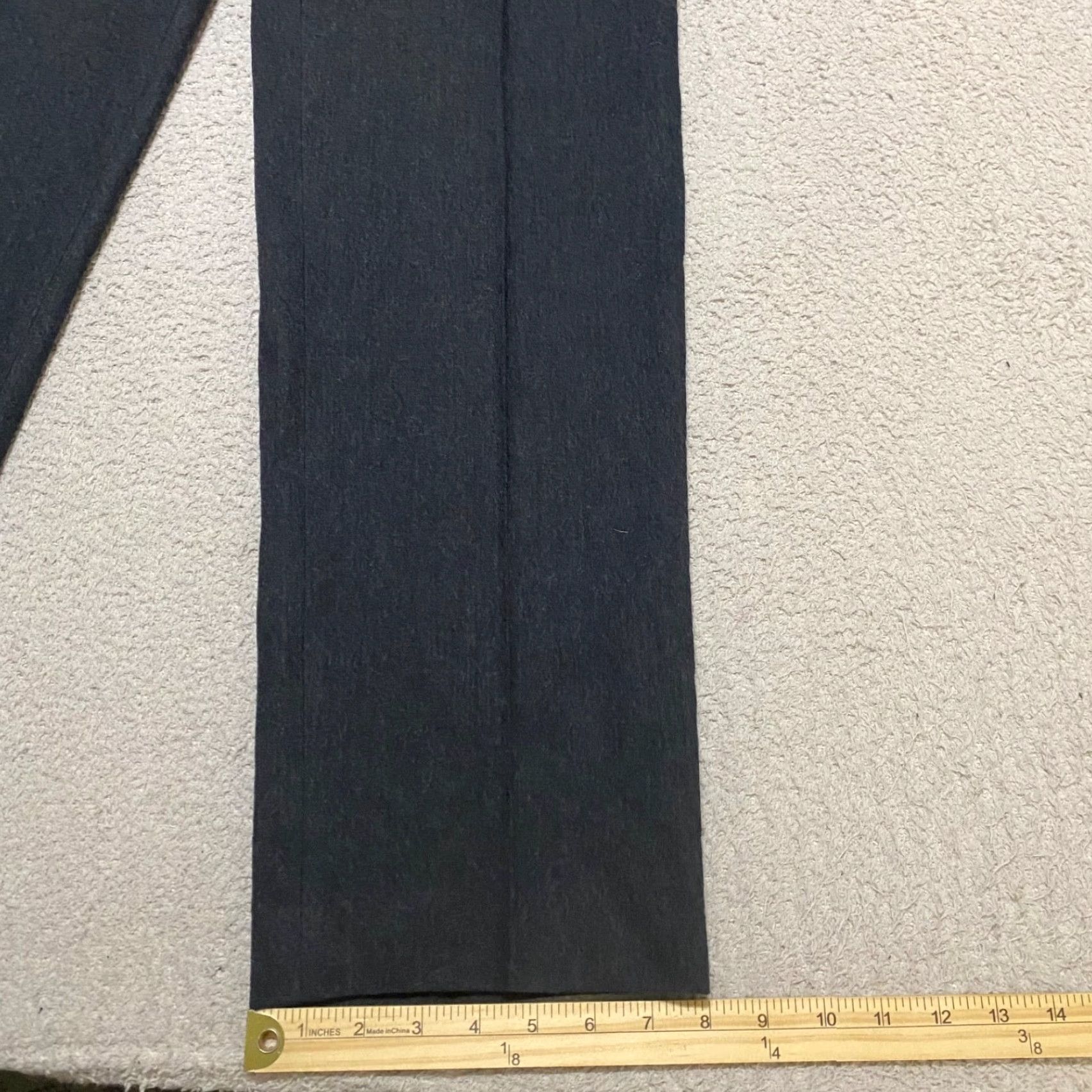 Ralph Lauren Lauren Ralph Lauren Mens Dress Pants Gray Wool Slim Straight 34x32 Front Flat Front Business Casual Formal Wedding Workwear 2000s Mens Size US 34 / EU 50 - 4 Thumbnail