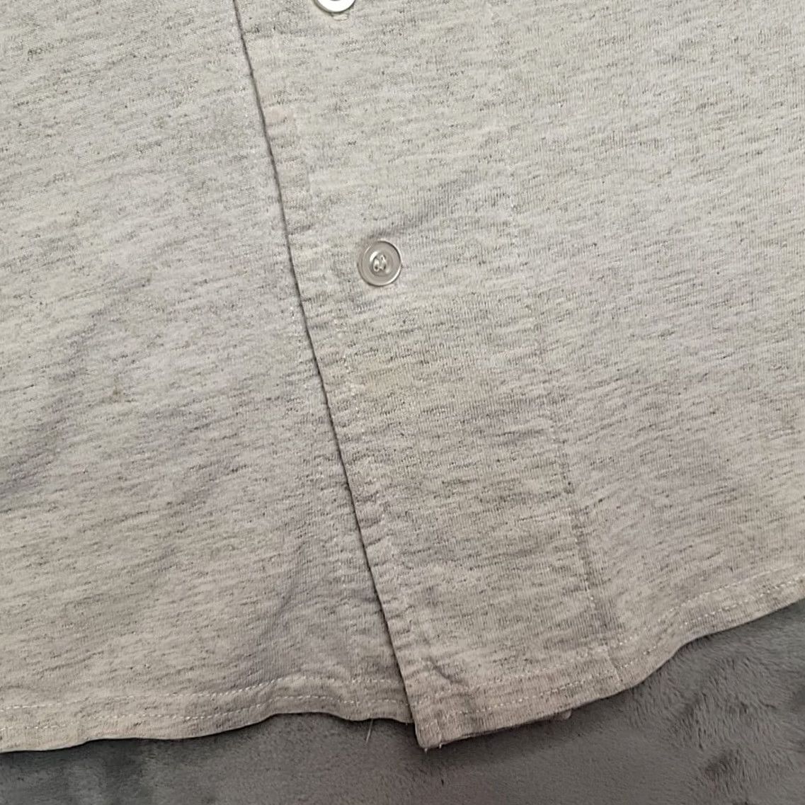 Vintage VTG Coca Cola Baseball Jersey Shirt Men XL Gray Made In USA Promo Streetwear 90s Size US XL / EU 56 / 4 - 4 Thumbnail