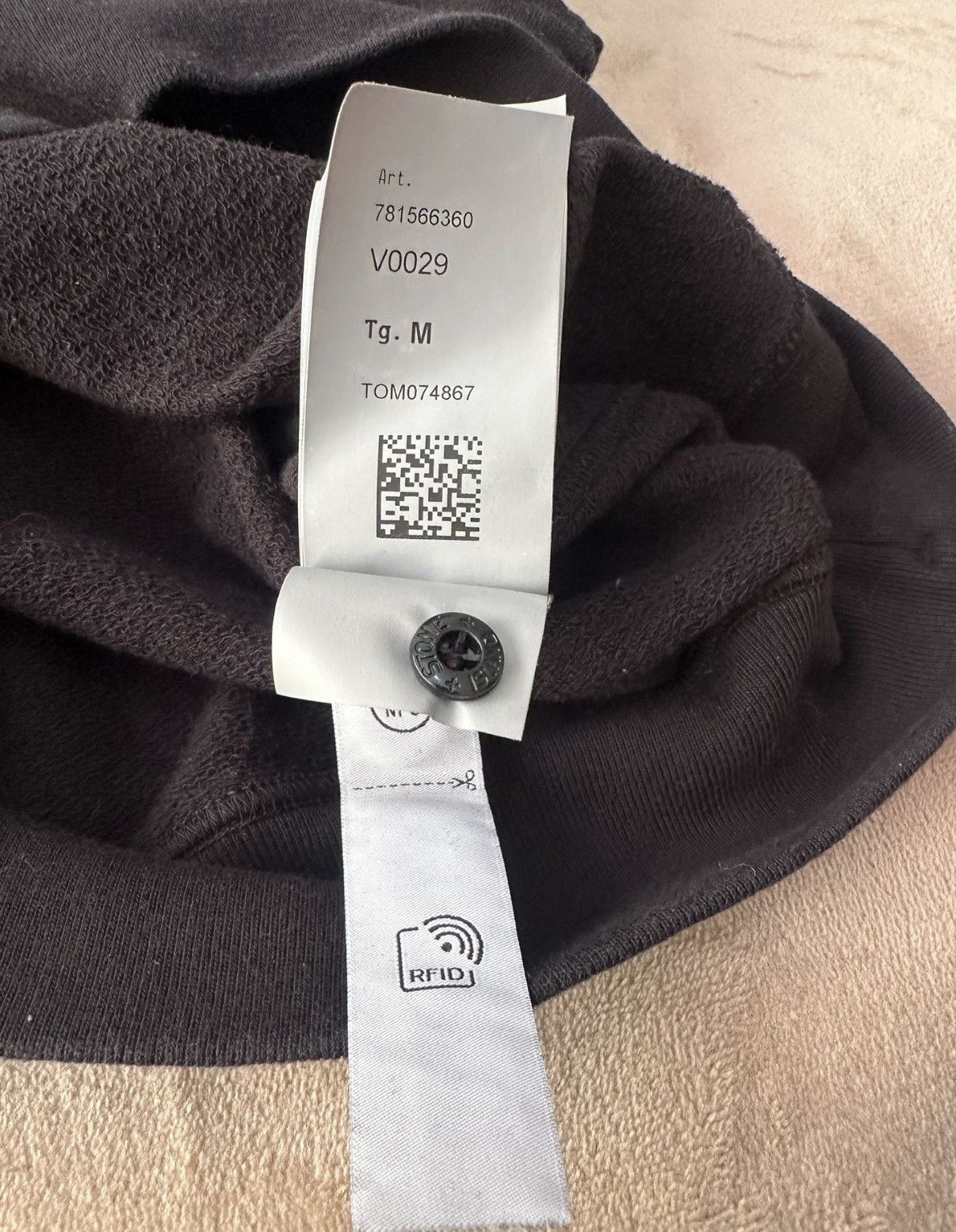 Stone Island Stone Island Black Crew Neck Sweatshirt K5 Size US M / EU 48-50 / 2 - 7 Thumbnail
