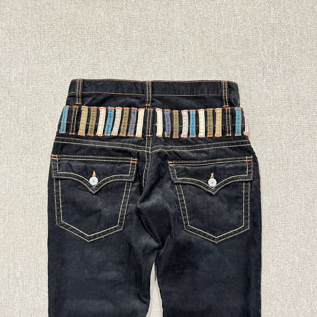 Japanese Brand Blue Spencer - Unique Corduroy Ankle Pant Contrast Waistband Size US 29 - 10 Thumbnail