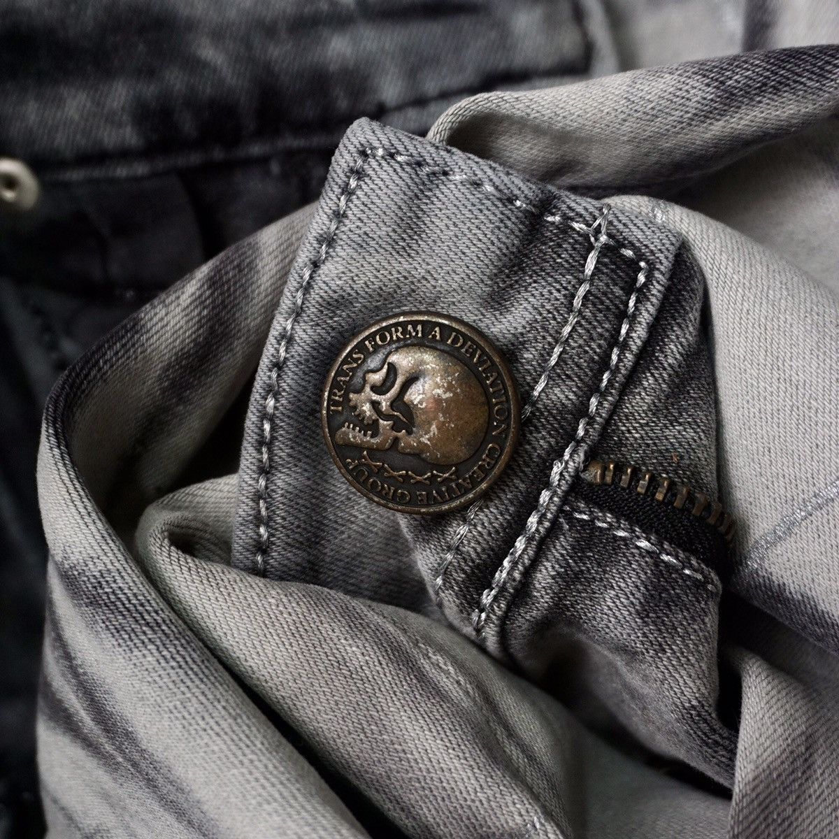If Six Was Nine × Japanese Brand × Le Grande Bleu (L.G.B.) Xfrm acid wash shadow Jeans Size US 32 / EU 48 - 10 Thumbnail