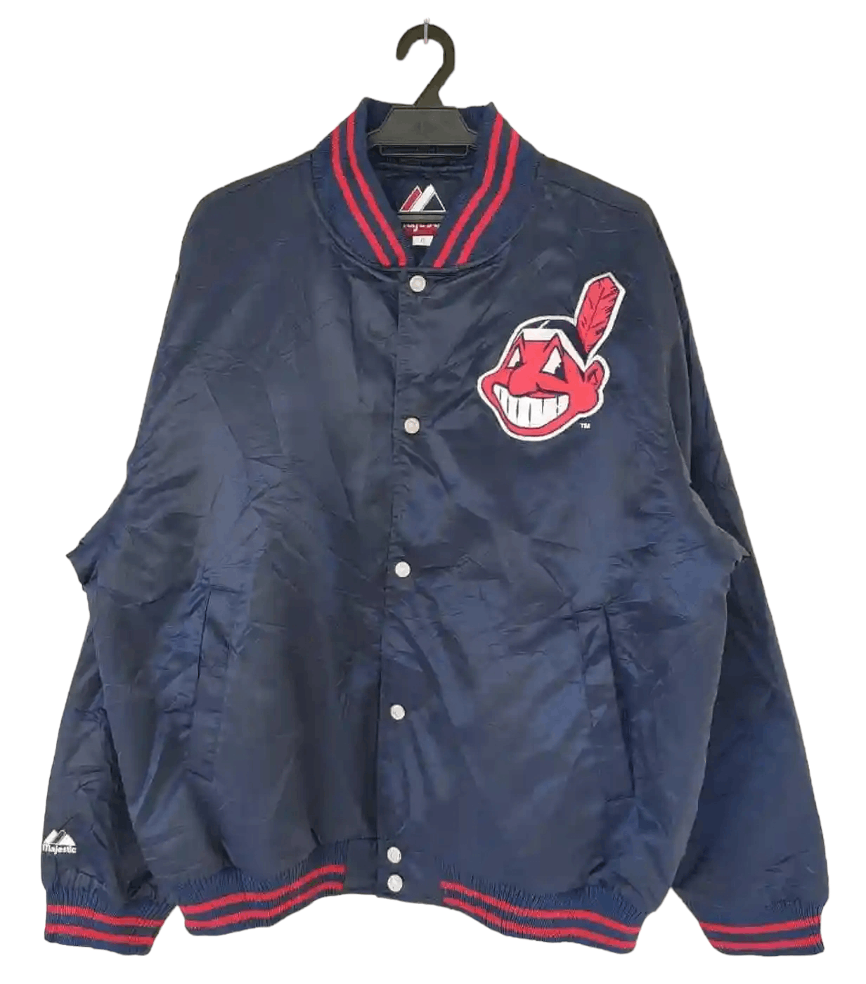 MLB Vintage MLB Cleveland Indians Varsity Jacket Size US XL / EU 56 / 4 - 1 Thumbnail