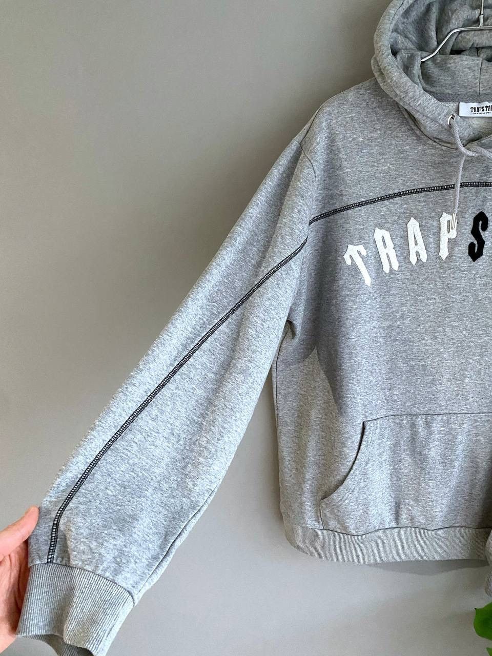 Trapstar London Trapstar It's a Secret Big Teddy Logo Men's Grey Hoodie, L Size US L / EU 52-54 / 3 - 6 Thumbnail