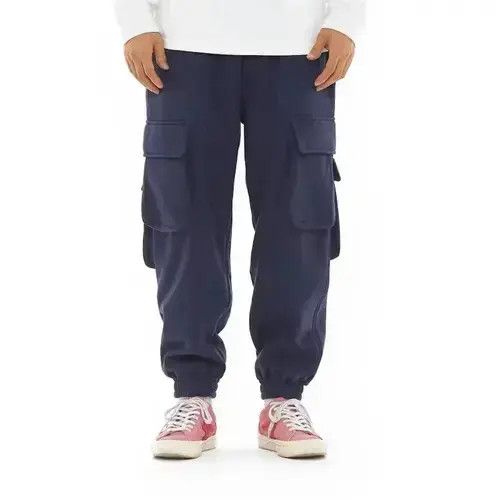 Jean 20AW Indigo Union Japan Navy Big Pockets Cotton Jogger Pants Size US 32 / EU 48 - 3 Thumbnail