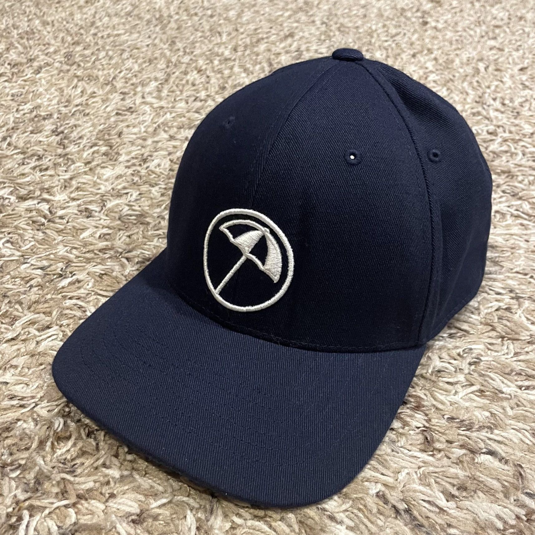Puma Puma Arnold Palmer Umbrella Golf Hat Snap Back Flexfit One Size Navy Blue Cap Size ONE SIZE - 2 Thumbnail