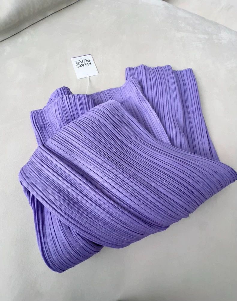 Issey Miyake Issey Miyake Purple trousers Size 25" / US 0 / IT 36 - 3 Thumbnail