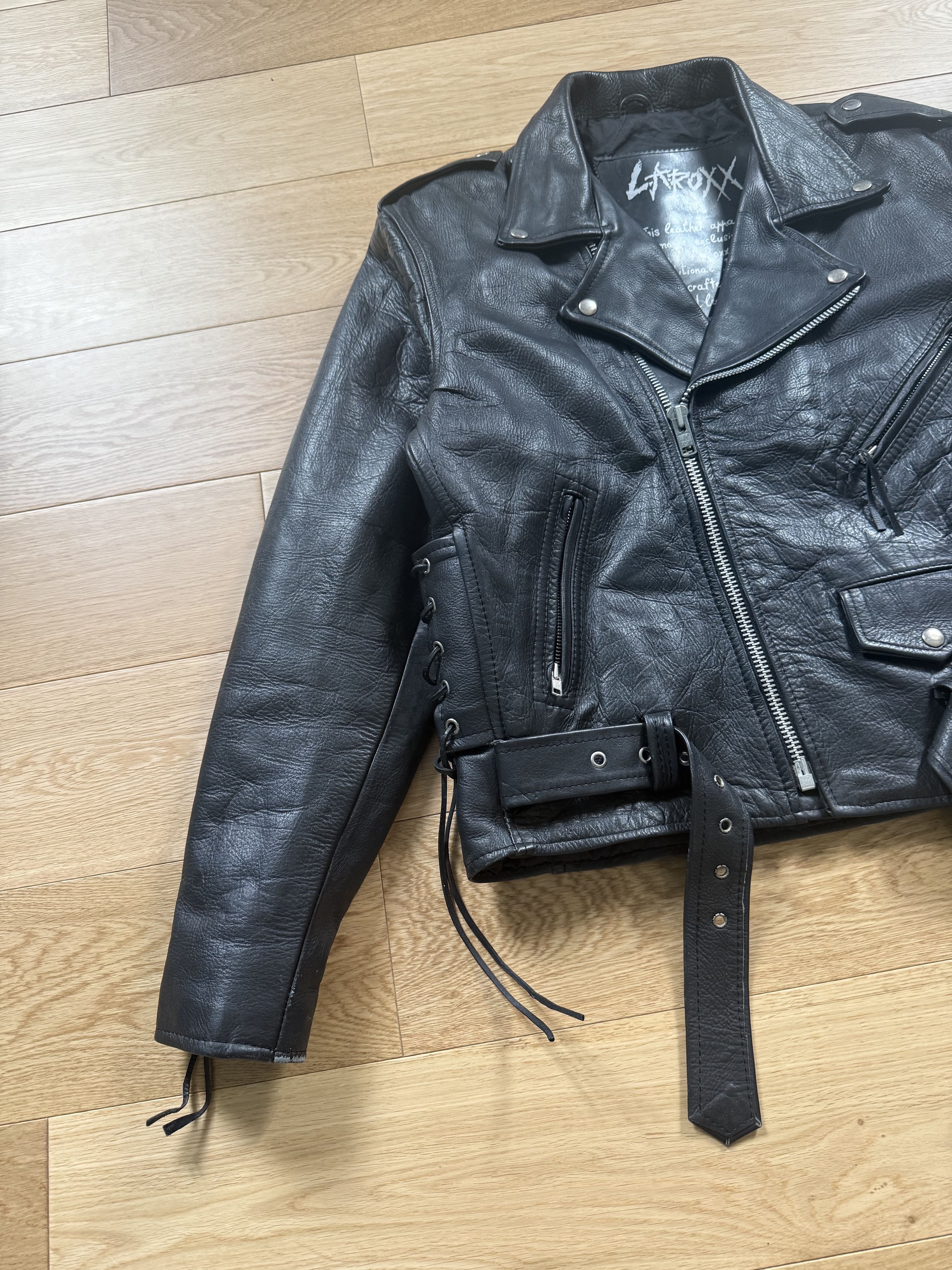 L.A. Roxx LA Roxx x Madonna 92 Leather Perfecto Jacket 80s 90s Vintage Size US L / EU 52-54 / 3 - 5 Thumbnail