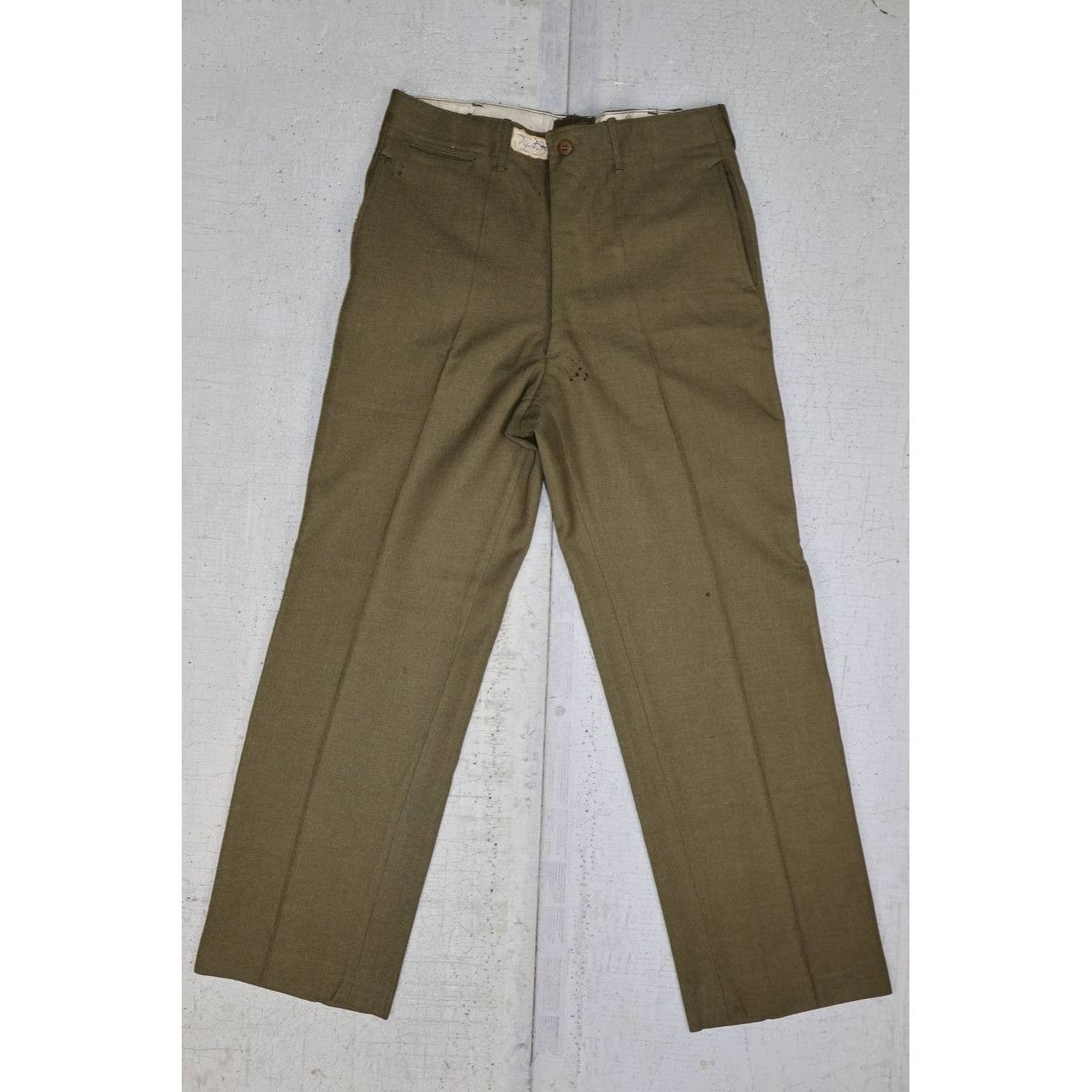Vintage 40s WW2 US Army Wool Field Trousers Pants Mens 34x30