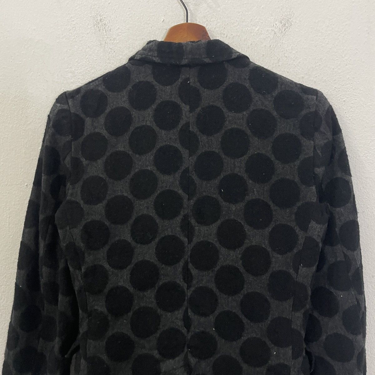 Comme des Garcons Vintage Black Comme Des Garcons Iconic Petern Jacket Size US XS / EU 42 / 0 - 13 Thumbnail