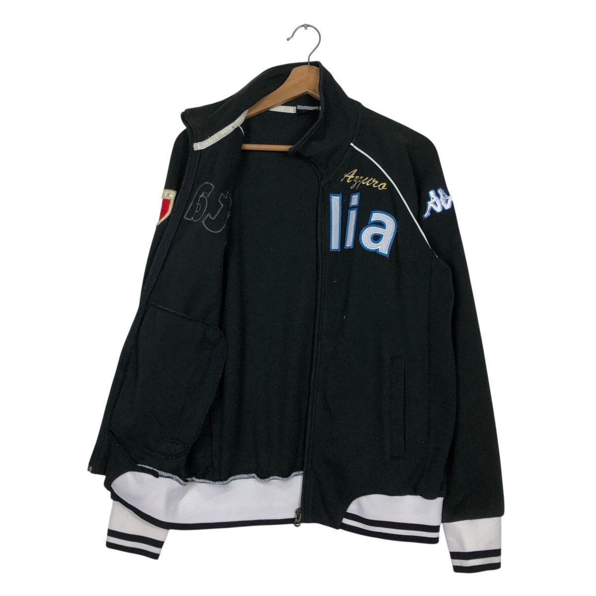 Japanese Brand 📌Vintage Zipper Jacket Kappa Italia Big Logo Size US M / EU 48-50 / 2 - 12 Thumbnail