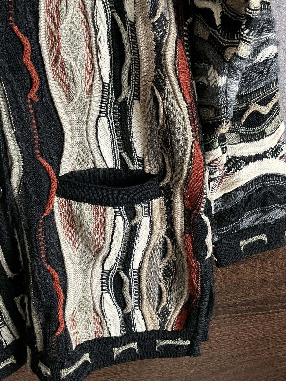 Coogi × Vintage AklandaAustralia vintage cardigan avant garde merino sweater Size S / US 4 / IT 40 - 3 Thumbnail