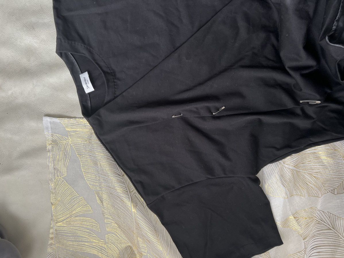 Yves Saint Laurent Prototype Saint Laurent – T-shirt Drapé Cache-Cœur Size S / US 4 / IT 40 - 6 Thumbnail