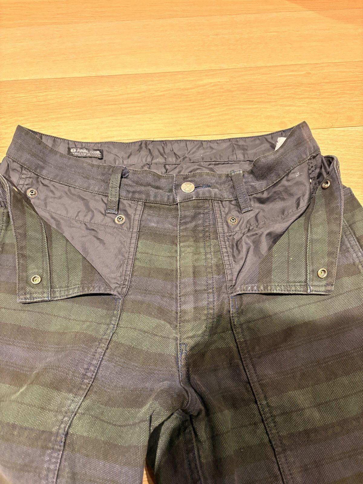 Final Home Final home striped double waisted pants Size US 32 / EU 48 - 5 Thumbnail
