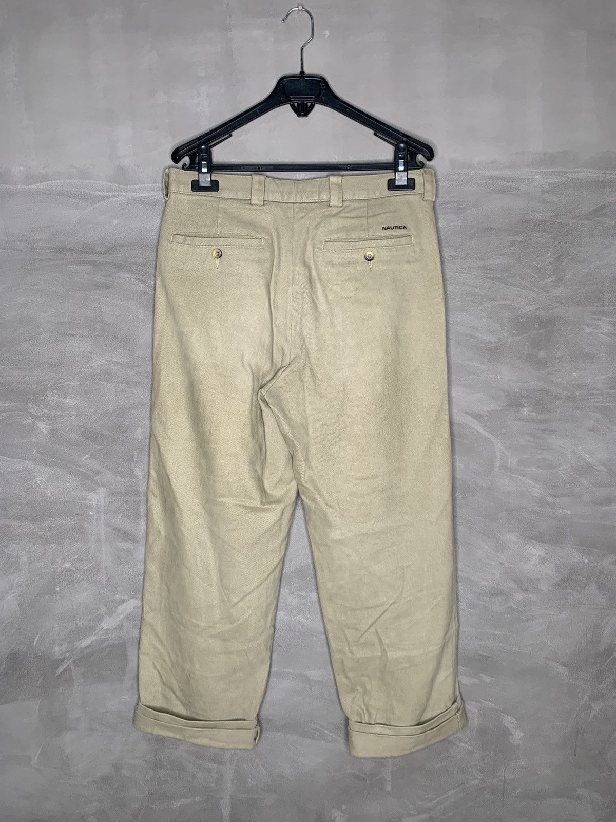 Nautica Vintage Nautica Baggy Double Pleated Pants Size US 32 / EU 48 - 2 Thumbnail