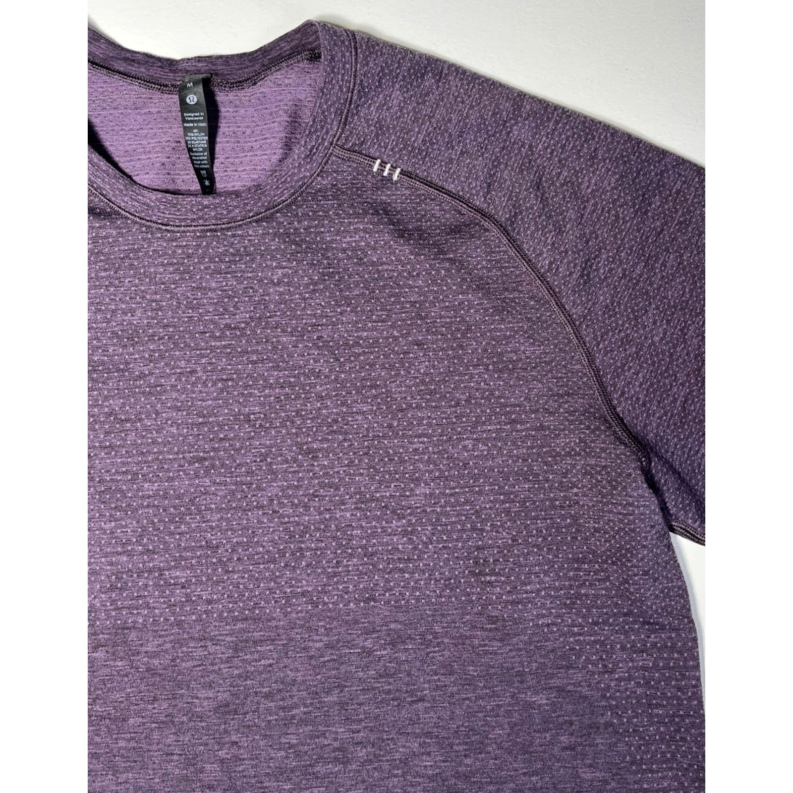 Lululemon Lululemon Metal Vent Tech T-Shirt Mens Purple Activewear M Size US L / EU 52-54 / 3 - 5 Thumbnail