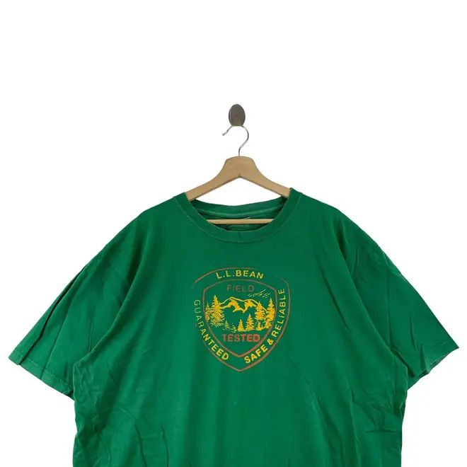 L.L. Bean Vintage L.L. BEAN Field Tested Reliable Outdoor Tee Shirt Size US XXL / EU 58 / 5 - 2 Thumbnail