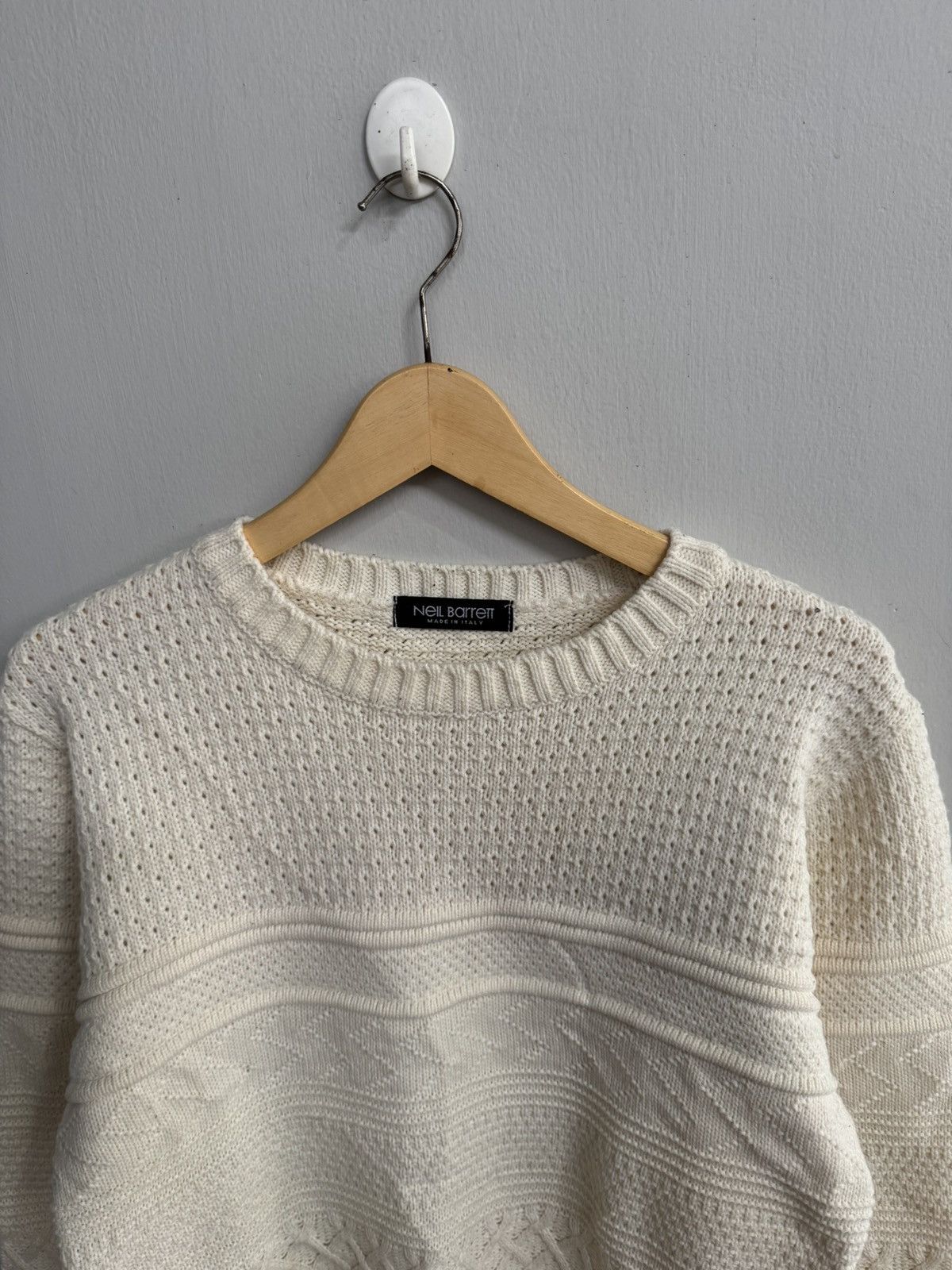 Neil Barrett NEIL BARRETT KNIT SWEATSHIRT Size L / US 10 / IT 46 - 2 Thumbnail