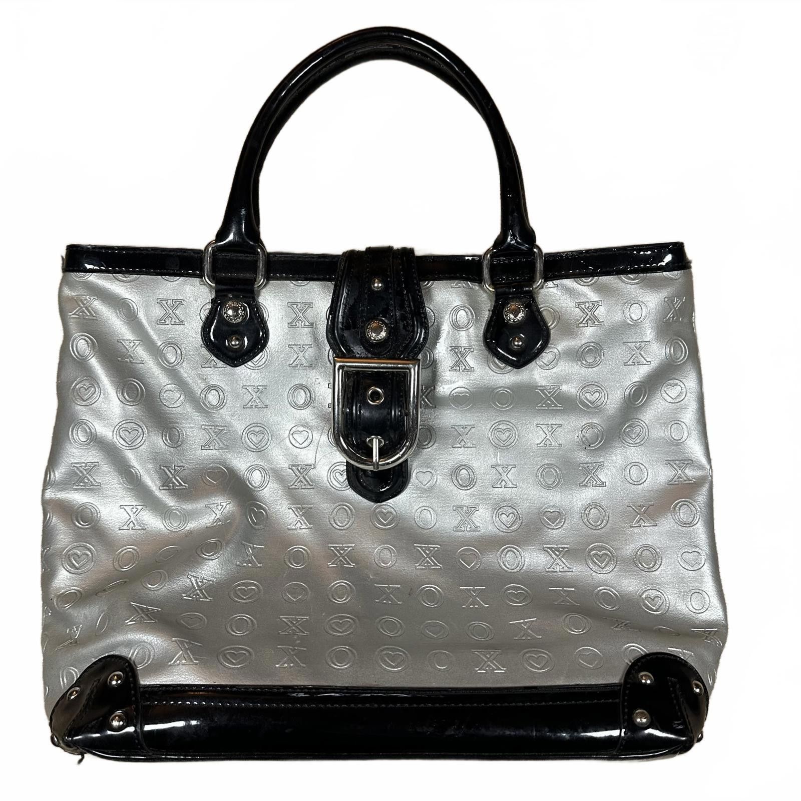 XOXO XOXO Handbag Silver and Black Y2K Size ONE SIZE - 1 Thumbnail