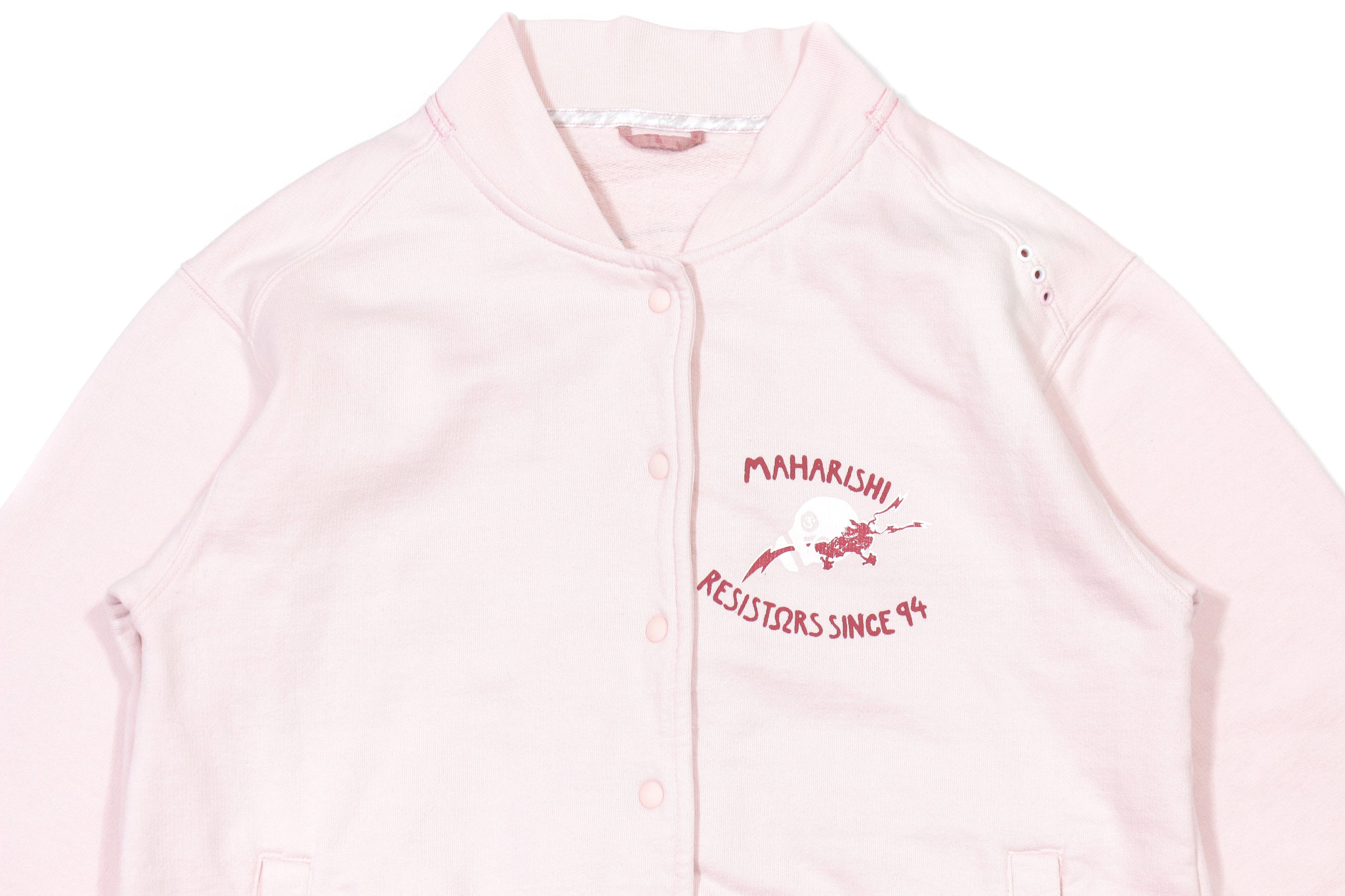 Maharishi Electric Eleminators Big Logo Sweat Faded Bomber Size M / US 6-8 / IT 42-44 - 4 Thumbnail