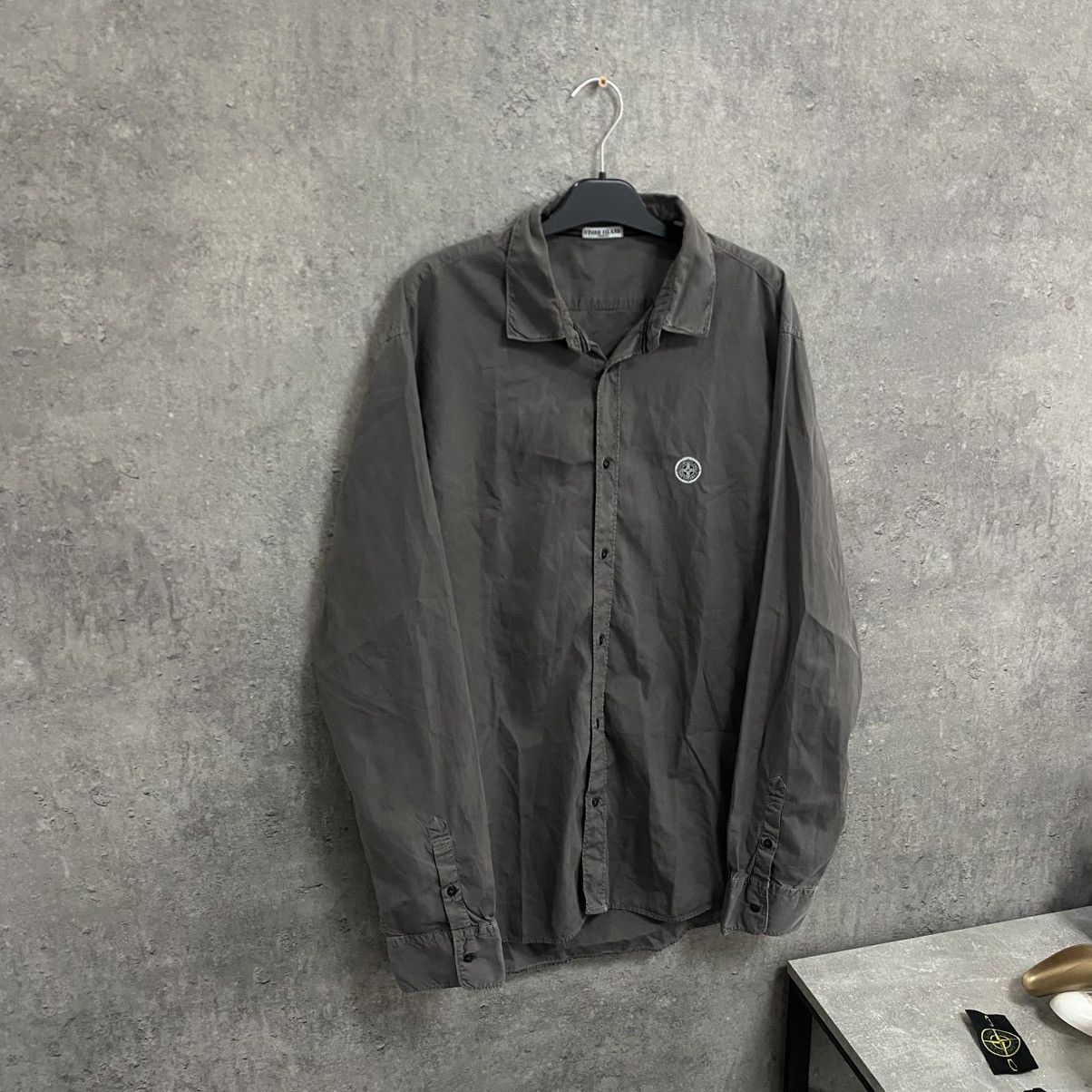 Stone Island Vintage 90s Stone Island Shirt Button Up Size US XXL / EU 58 / 5 - 2 Thumbnail