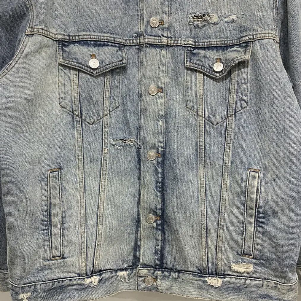 Balenciaga Balenciaga Barcode Denim Jacket Size US S / EU 44-46 / 1 - 3 Thumbnail