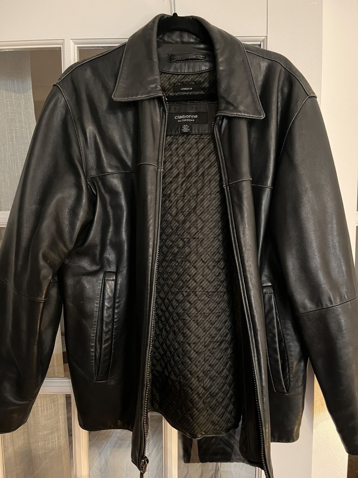 Liz Claiborne Leather Jacket Claiborne Jacket Mens Liz Claiborne