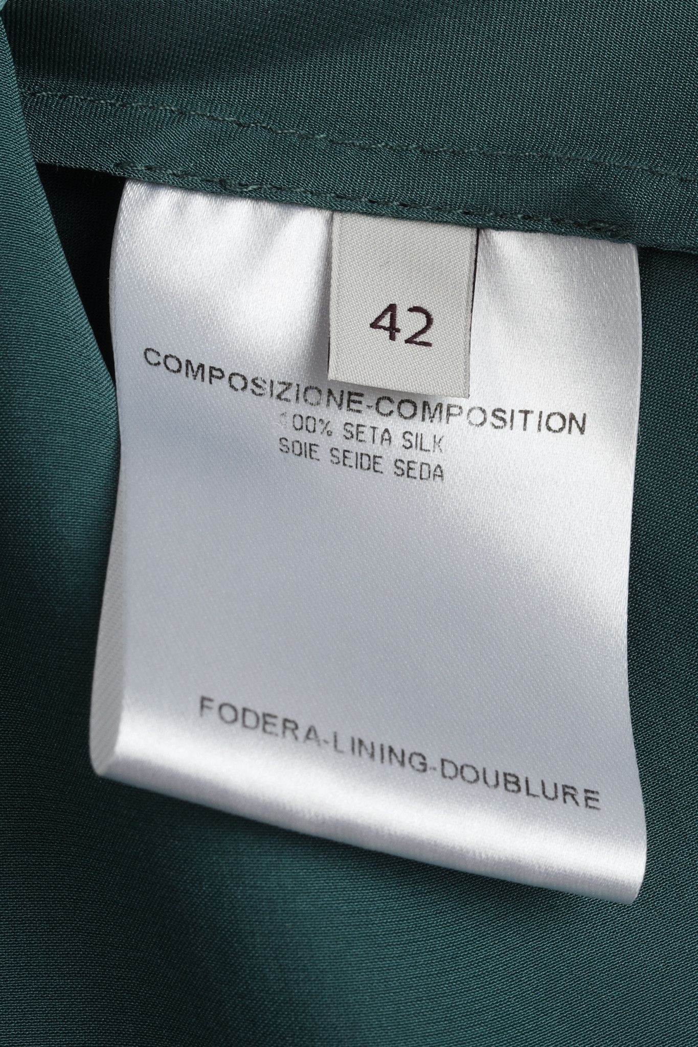 Stella McCartney Stella McCartney Teal Silk Wrap-Around Blouse Size M / US 6-8 / IT 42-44 - 8 Thumbnail