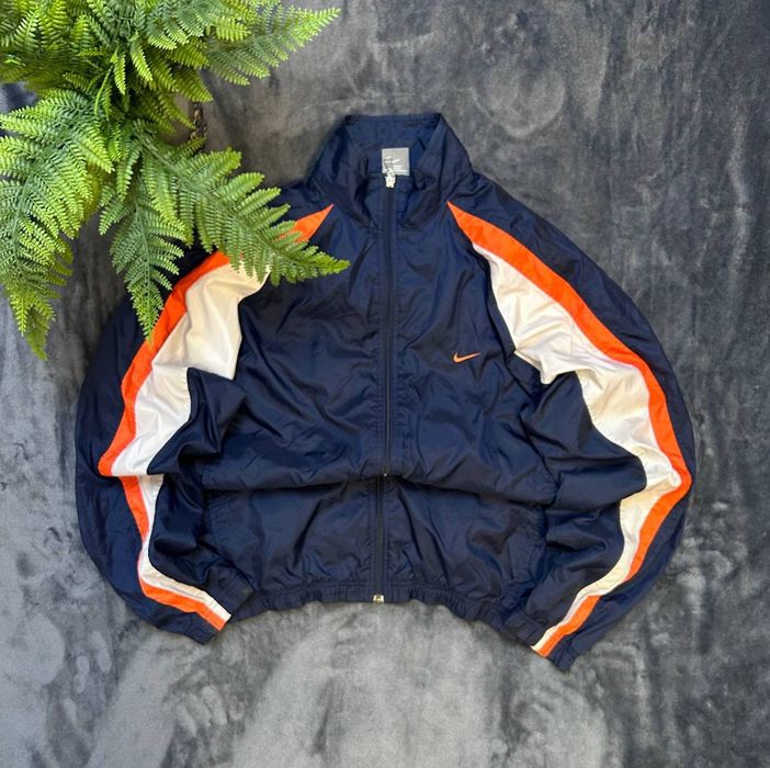 Nike 90s Vintage Nike Nylon Jacket Small Swoosh Logo Drill | Grailed