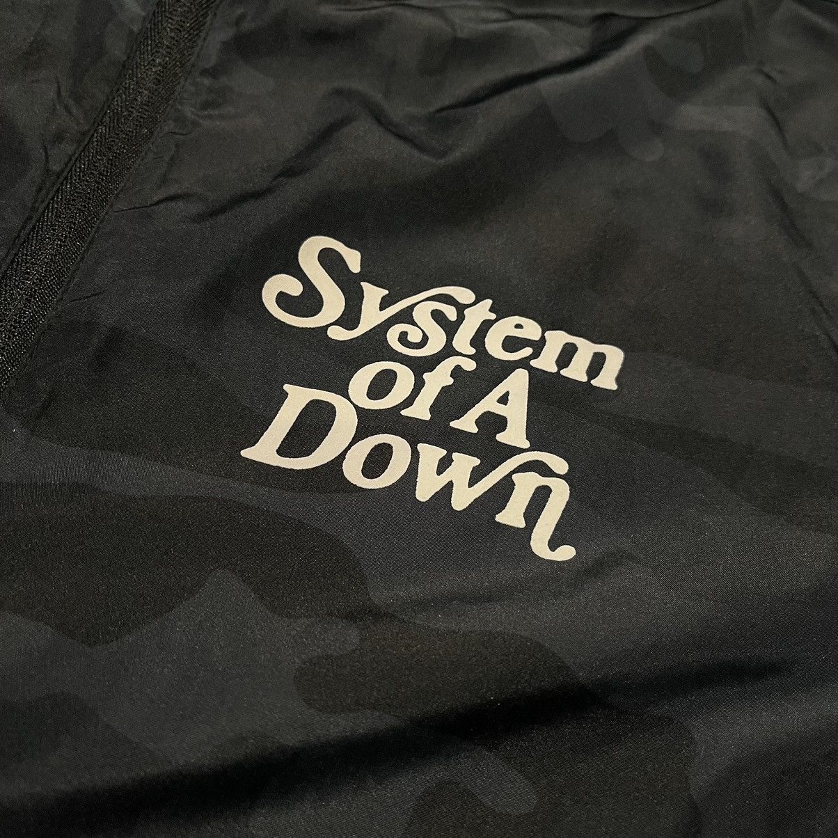 Band Tees Vintage System of a Down Retro Logo Windbreaker Jacket Camo Size US M / EU 48-50 / 2 - 3 Thumbnail