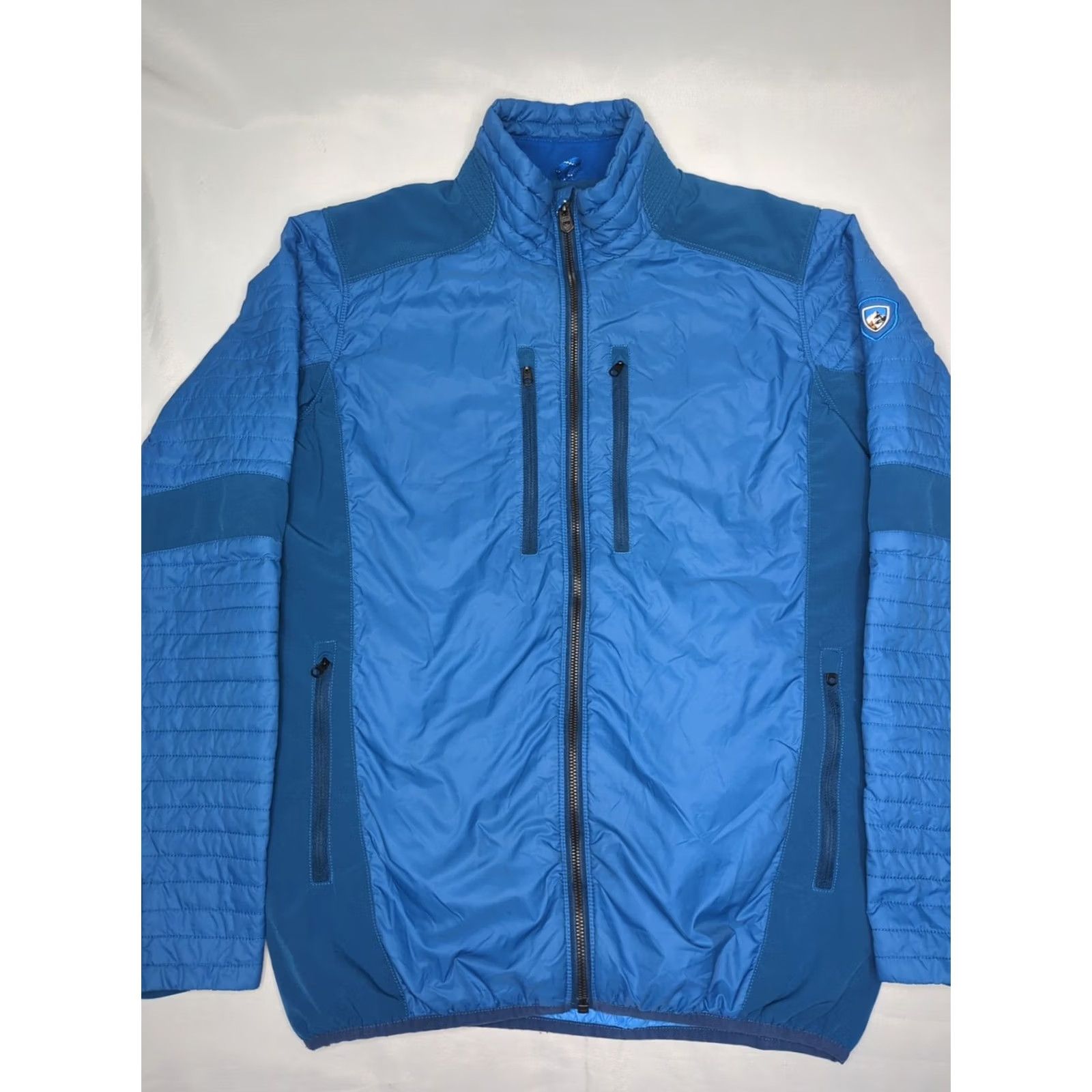 Vintage Kuhl Projekt Firefly Ultralight Primaloft Quilted Puffer Jacket Blue Mens Small Size US S / EU 44-46 / 1 - 3 Thumbnail